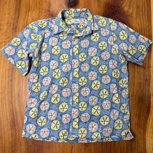 Vintage Reyn Spooner Shirt Mens L Floral hawaiian Button S/S Cotton V13